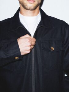 Smart Fitted Men Cotton Jacket - Image 5
