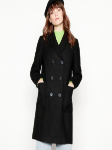 Women Black Long Trench - Image 4
