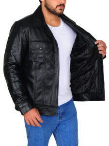 Elvis Presley Leather Jacket - Image 3