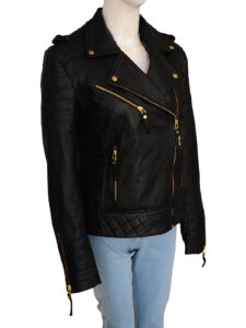 Women Biker Vintage Jacket - Image 3