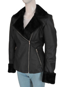 Voguish Women Leather Jacket - Image 5