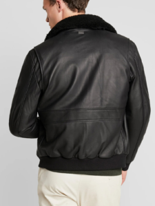 Biker Jacket Men Lambskin Leather Jacket - Image 4