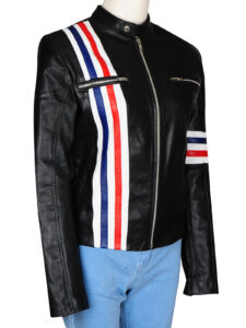 Girl Biker Leather Jacket - Image 3