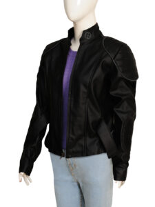Dashing Black Leather Jacket - Image 4
