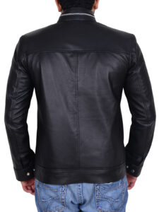 Black Trending Men Jacket - Image 2