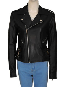 Women Stylish Biker Leather Jacket