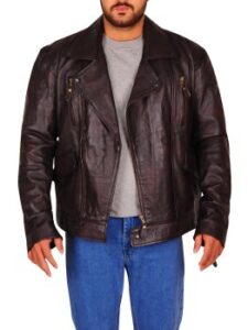 Dark Brown Brando Biker Jacket