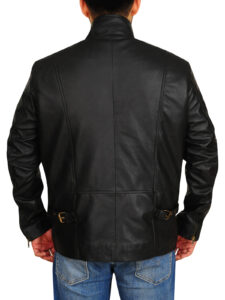 Trendy Biker Leather Jacket - Image 2