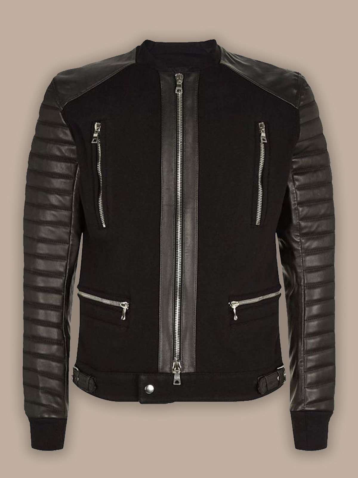 men-black-bomber-jacket-7-1-1-1-1.jpg Men Modern Style Bomber Jacket - Mauve Tree - Image 1