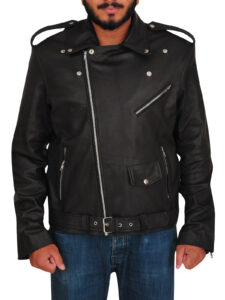 American Brando Leather Jacket - Image 5