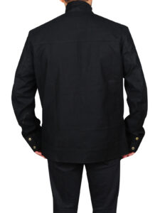Pitch Black Cotton Jacket - Image 2