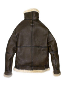 Men B3 Shearling Bomber Jacket - Image 2