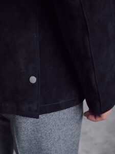 Men Black Suede Leather Jacket - Mauve Tree - Image 5