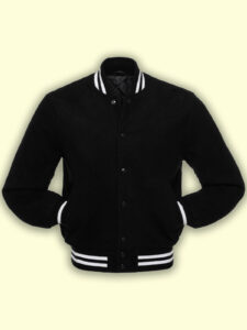 Black Fleece Varsity Jacket - Image 3