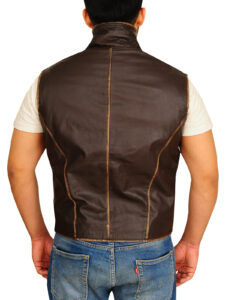 Rub Buff Brown Vest - Image 2