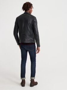 City Racer Leather Jacket For Men - Image 2