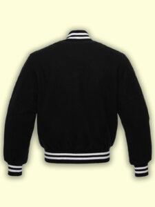 Black Fleece Varsity Jacket - Image 2