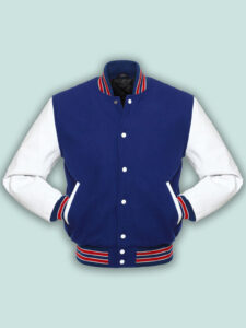Royal Blue Varsity Jacket - Image 3