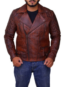 Rusty Brown Vintage Leather Jacket
