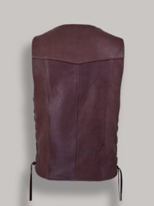 Men Classic Red Wine Vest - Image 2