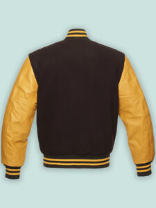 Maroon & Gold Varsity Jacket - Image 2