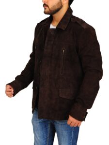 Fifty Shades Dark Brown Leather Jacket - Image 4