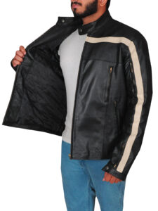 MauveTree Old School Biker Jacket - Image 3