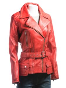 Red Leather Jacket - Image 3