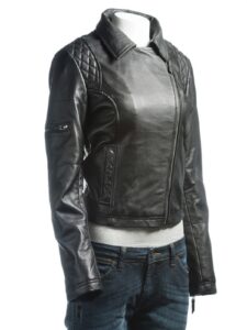 Jet Black Biker Jacket