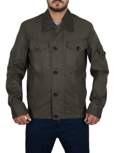 Ash Grey Cotton Jacket - Image 5
