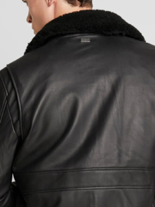 Biker Jacket Men Lambskin Leather Jacket - Image 5