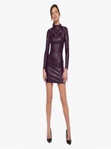 Embroidered Dress Stretch Leather - Image 2