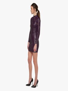 Embroidered Dress Stretch Leather - Image 4