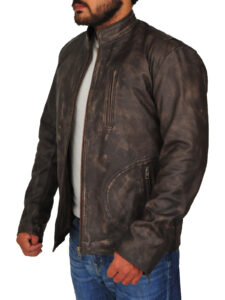 Men The Rock Brown Jacket - Image 4