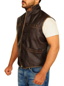 Rub Buff Brown Vest - Image 4