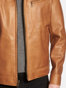 Buttery Soft Brown Leather Jacket - Image 3
