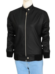 Black Slim Fit Women Jacket - Image 4