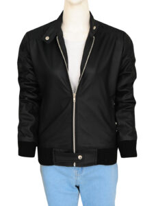 Black Slim Fit Women Jacket