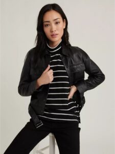 Streetstyle Leather Jacket For Women