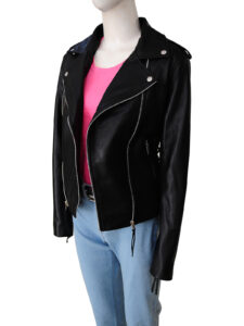 Women Sleek Brando Jacket - Image 4