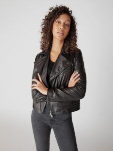 Women Dark Brown Leather Jacket