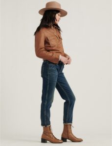 Cowgirl Brown Pure Leather Jacket - Mauve Tree - Image 4