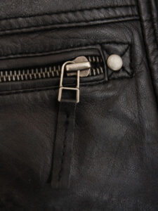 Women Raven Black Leather Jacket - Mauve Tree - Image 4