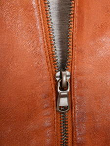 Women Yam Brown Leather Jacket - Mauve Tree - Image 5