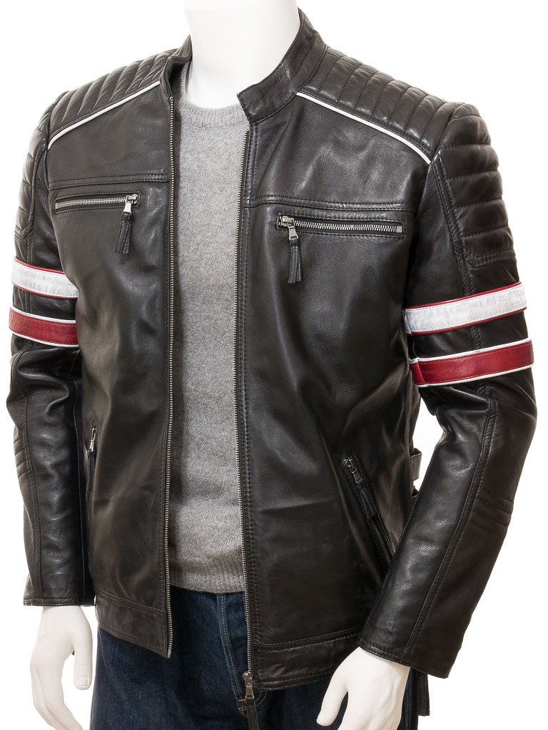 tr_croyde_blk_ope_big.jpg Men Classic Racing Leather Jacket - Mauve Tree - Image 1