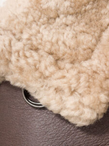 Men Vintage Brown Shearling Jacket - Mauve Tree - Image 5