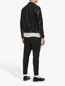 Natty Black Jacket For Men - Image 2