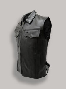 Men Fight Club Leather Vest - Image 3