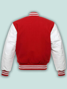 Red White Varsity Jacket - Image 2