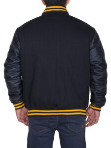Black & Yellow Varsity Jacket - Image 2